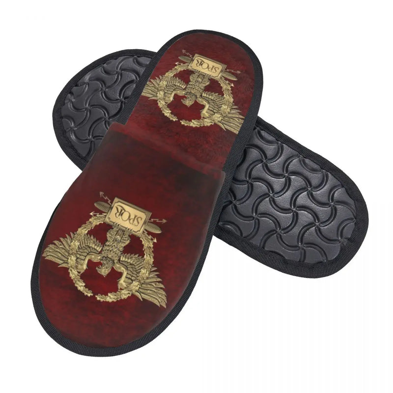Chinelos Romanos SPQR com Águia Imperial – Conforto e Estilo