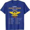 Camiseta SPQR Júlio César – Design Histórico e Conforto