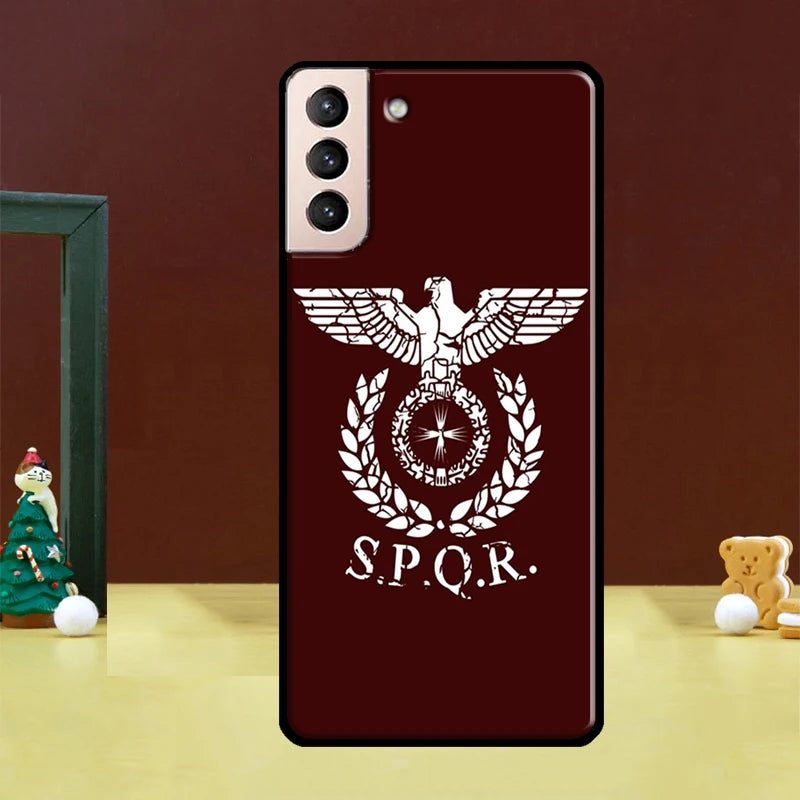 Capa SPQR Legião Imperial Romana Fundas Para Samsung Galaxy S23 S20 FE S21 FE S22 Ultra Note 20 S10e S8 S9 S10 Note 10 Plus