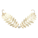 Tiara Romana de Cristal Folha de Ouro – Elegância Nupcial com História