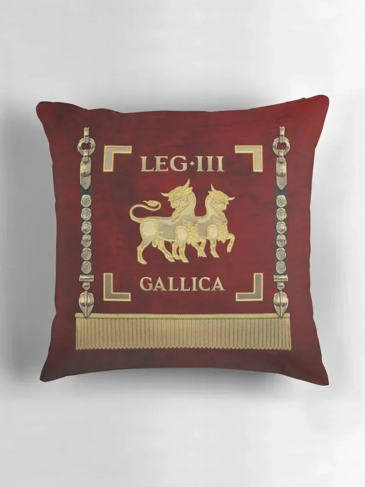 Capa de Almofada Luxo Legio III Gallica – História, Elegância e Conforto em uma Só Peça