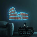Decoração Neon Coliseu – Luz, História e Estilo em Uma Só Peça Decorativa
