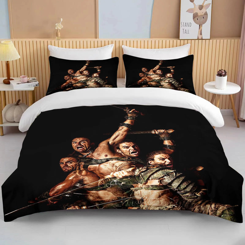 Ancient Rome Gladiator Bedding Set Duvet Cover Warrior Warrior Single Adult Twin Full Queen Adult Household Bed Three Piece Set