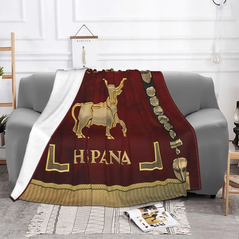 Cobertor Flanela Legio IX Hispana – A Glória de Roma em Forma de Conforto