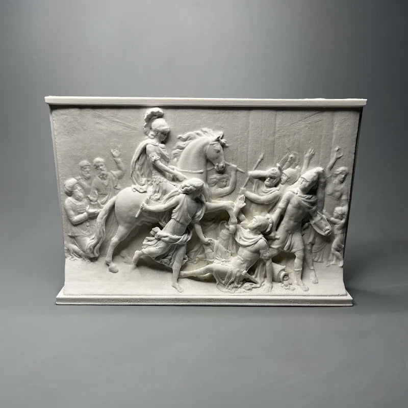Relíquia Romana em Gesso – Decoração Histórica Autêntica