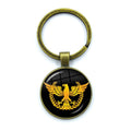 Retro Pingente De Vidro Chaveiro, Charm Bag, Lembrança Chaveiro, Constelações Do Império Romano, Jóias