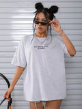 Camiseta Feminina Oversize Roma Antiga 100% Algodão
