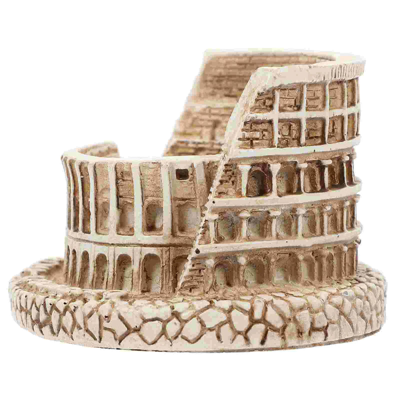 Ornamento Coliseu Romano – História Viva no Seu Aquário ou Lar
