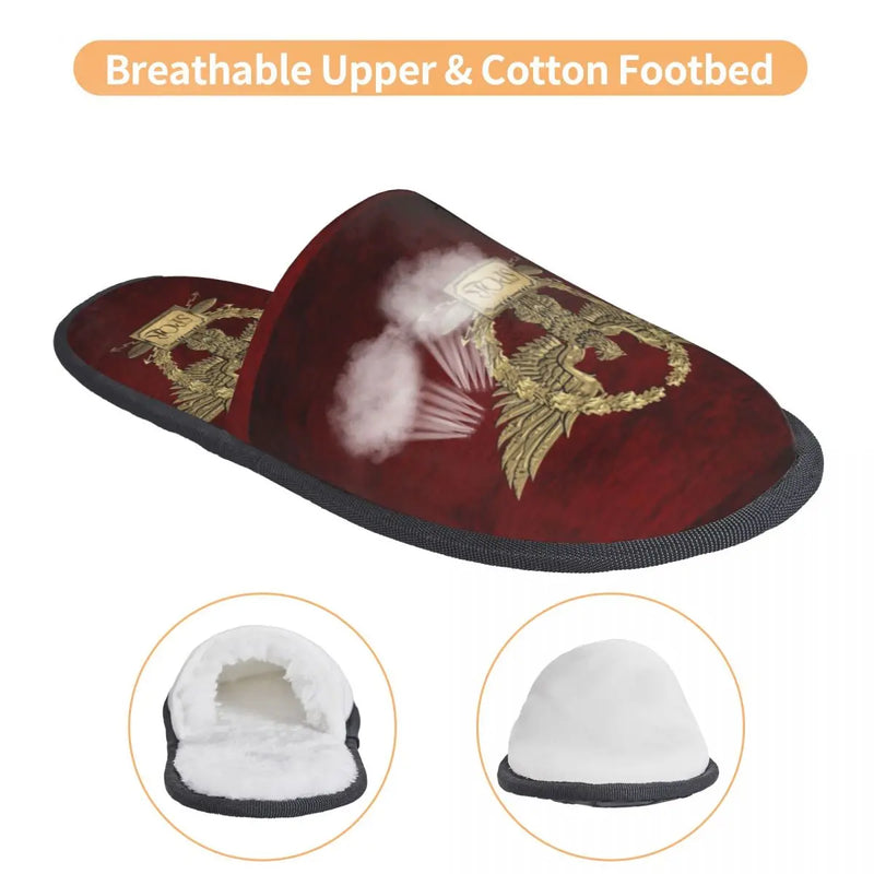Chinelos Romanos SPQR com Águia Imperial – Conforto e Estilo