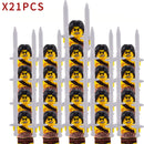 Idade medieval Castelo Blocos de Construção, Guerreiros espartanos, Cruzado Legião Romana, Infantaria Cavalaria, Figuras do Castelo, Brinquedos