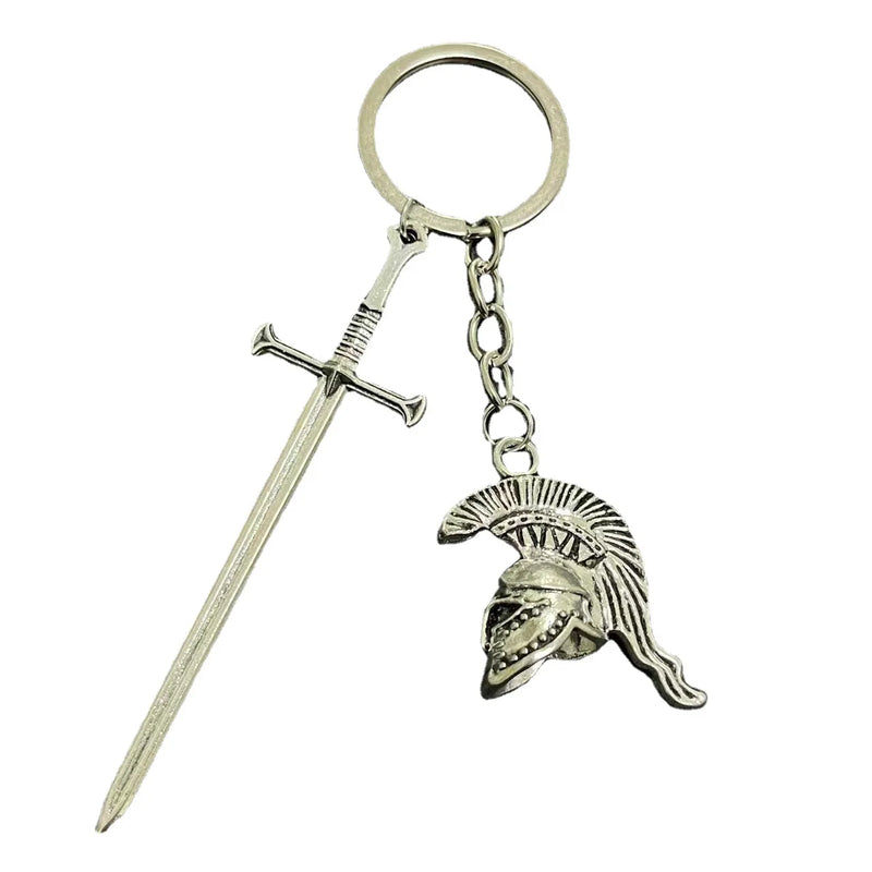 Chaveiro Espada e Capacete Romano – Um Símbolo de Honra no Bolso