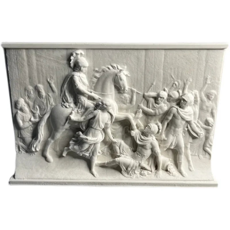 Relíquia Romana em Gesso – Decoração Histórica Autêntica