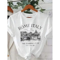 Camiseta Feminina Roma Antiga – Design Autêntico e Confortável