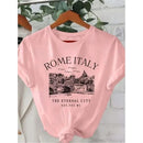 Camiseta Feminina Roma Antiga – Design Autêntico e Confortável