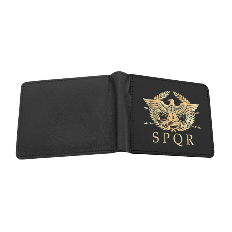 Carteira SPQR – Elegância, Poder e Tradição em Suas Mãos
