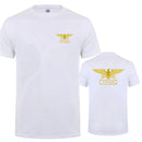 Camiseta SPQR Masculina – Estilo Roma Antiga em Algodão
