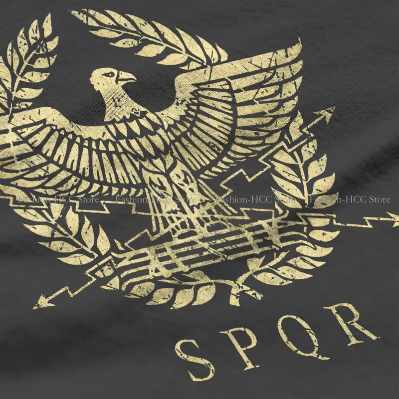 Camiseta Feminina SPQR – Design Autêntico Roma Antiga