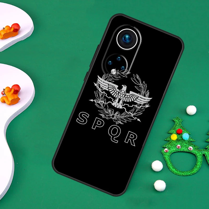 Capa SPQR Legião Romana Para Huawei – Proteção Imperial com Estilo Histórico