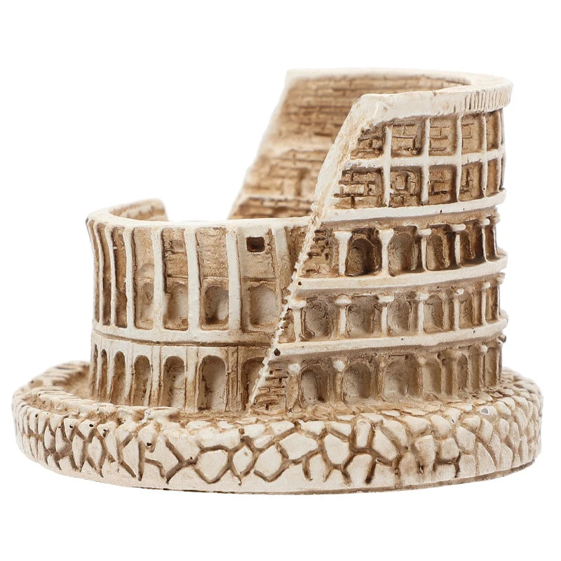 Ornamento Coliseu Romano – História Viva no Seu Aquário ou Lar