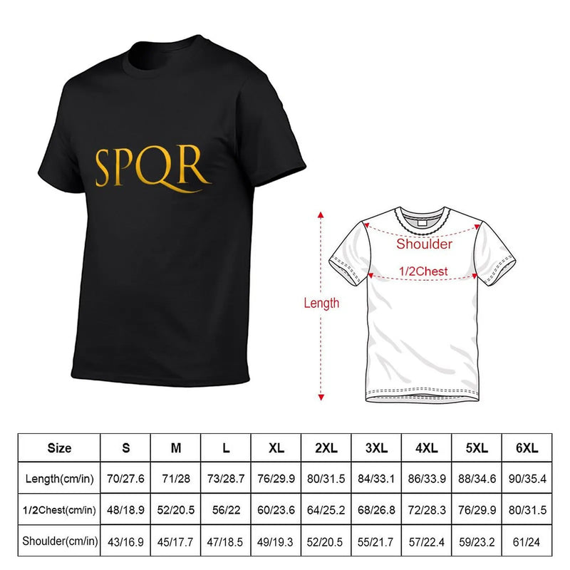 Camiseta Masculina SPQR – Estilo Vintage Roma Antiga