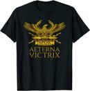 Camiseta SPQR Águia Legionária Romana | 100% Algodão