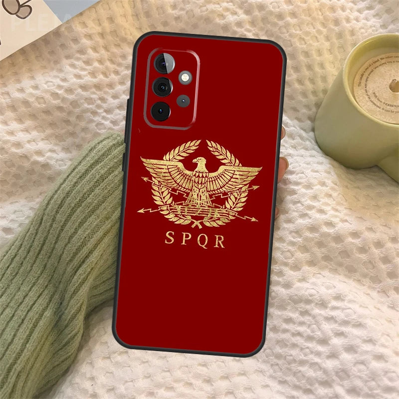 Capa SPQR Legião Imperial Romana para Samsung Galaxy, Capa para A34, A54, A14, A13, A52, A52S, A32, A12, A22, A72, A71, A51, A33, A73, A53