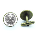 Abotoaduras SPQR – Um Símbolo de Poder no Detalhe Mais Sofisticado