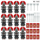 Mini Figuras Romanas – Blocos de Construção Históricos