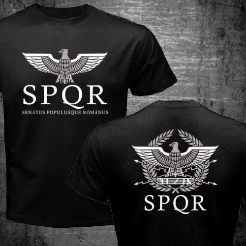 Camiseta SPQR Roma Antiga – Design Autêntico e Confortável