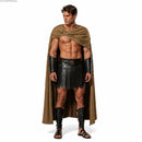 Capa de Gladiador Romano com Capuz – Manto de Guerreiro em Poliéster | Cosplay e Fantasia