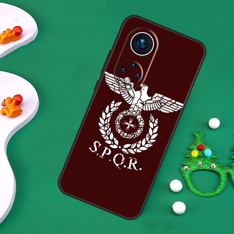 Capa SPQR Legião Romana Para Huawei – Proteção Imperial com Estilo Histórico