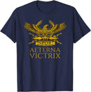 Camiseta SPQR Águia Legionária Romana | 100% Algodão