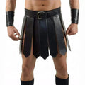 Conjuntos Romano de Gladiador Romano em Couro sintético - variante Black skirt