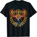 Camiseta SPQR Roma Antiga | 100% Algodão Confortável