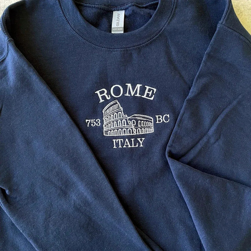 Pulôver Feminino Vintage Roma Antiga – Conforto e Estilo