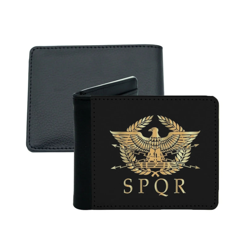 Carteira SPQR – Elegância, Poder e Tradição em Suas Mãos