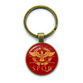 Retro Pingente De Vidro Chaveiro, Charm Bag, Lembrança Chaveiro, Constelações Do Império Romano, Jóias