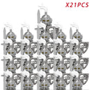 Idade medieval Castelo Blocos de Construção, Guerreiros espartanos, Cruzado Legião Romana, Infantaria Cavalaria, Figuras do Castelo, Brinquedos
