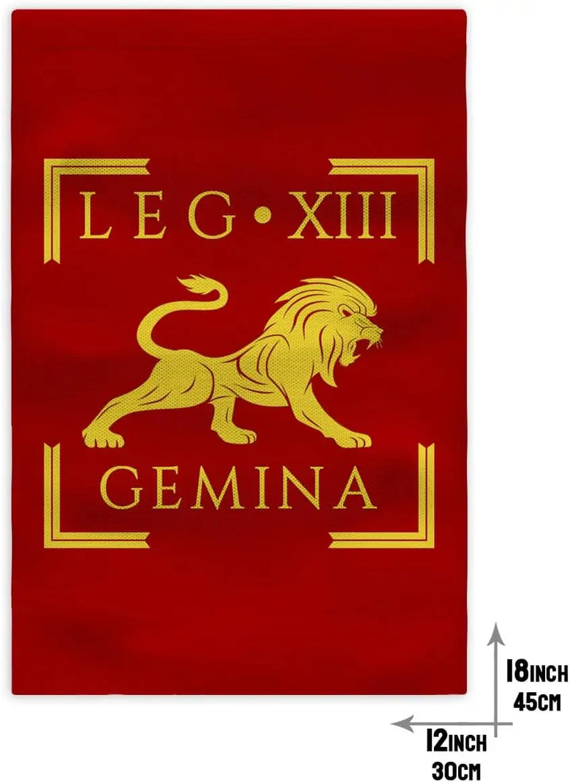 Bandeira de Jardim LEGIO XIII GEMINA – Honre Roma com Estilo e História