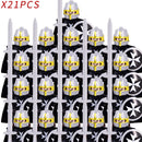Idade medieval Castelo Blocos de Construção, Guerreiros espartanos, Cruzado Legião Romana, Infantaria Cavalaria, Figuras do Castelo, Brinquedos