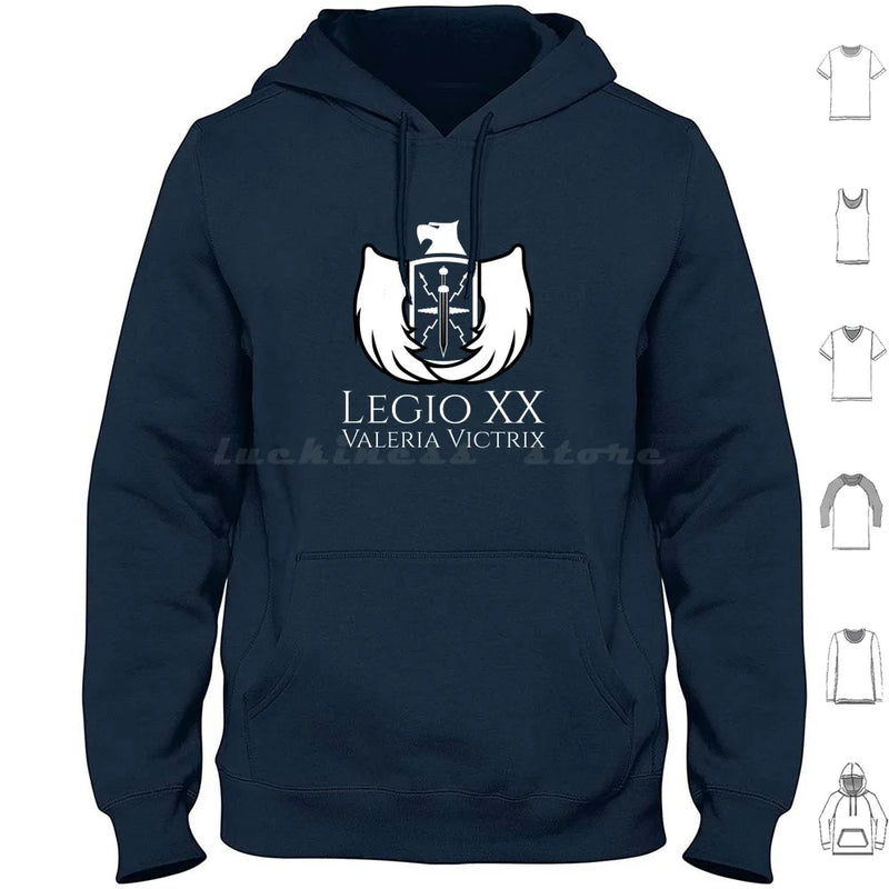 Moletom Legio XX Valeria Victrix – Estilo Romano Autêntico