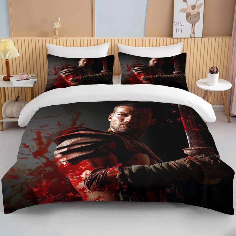 Ancient Rome Gladiator Bedding Set Duvet Cover Warrior Warrior Single Adult Twin Full Queen Adult Household Bed Three Piece Set