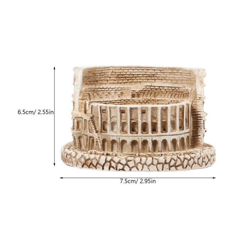 Ornamento Coliseu Romano – História Viva no Seu Aquário ou Lar
