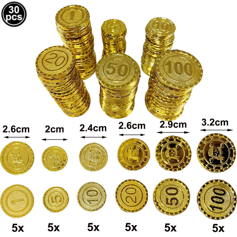 Baú de Tesouro Romano Antigo com Moedas de Ouro – Decoração Histórica e Diversão Temática