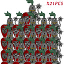 Idade medieval Castelo Blocos de Construção, Guerreiros espartanos, Cruzado Legião Romana, Infantaria Cavalaria, Figuras do Castelo, Brinquedos